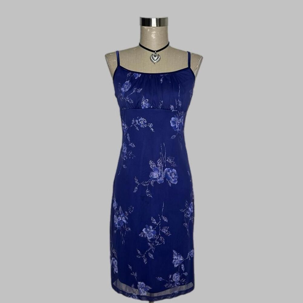 Byer-california Women's Blue and Navy Dress